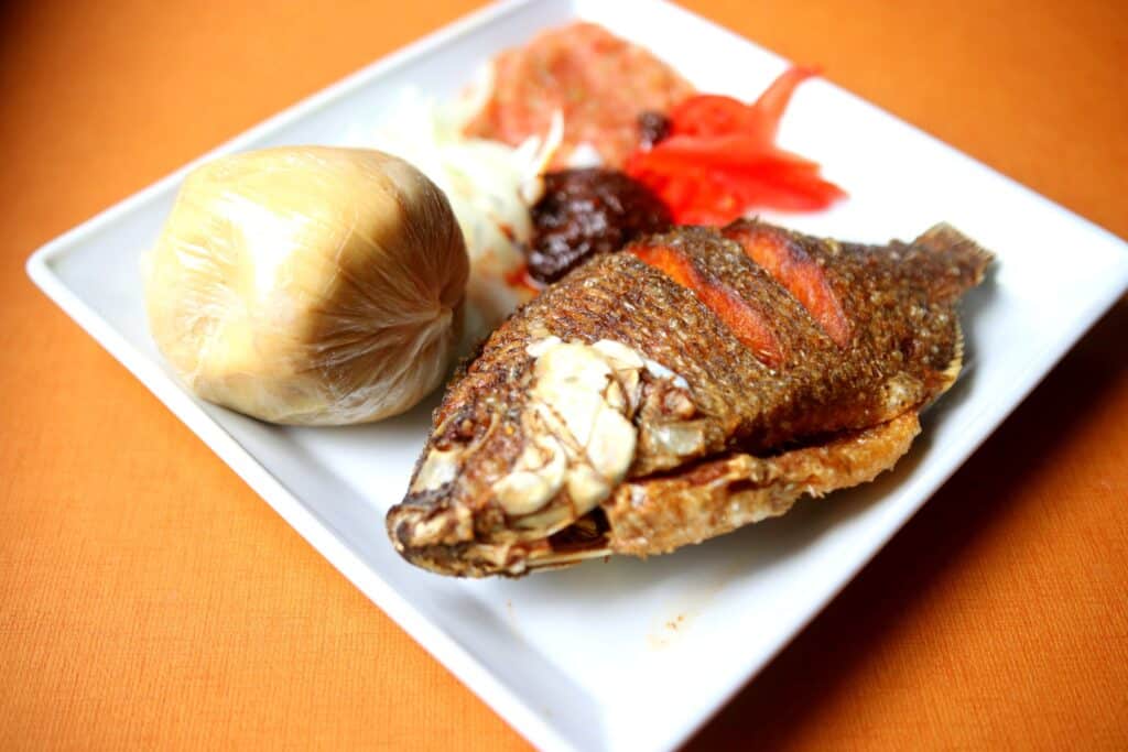 Kenkey with Fish